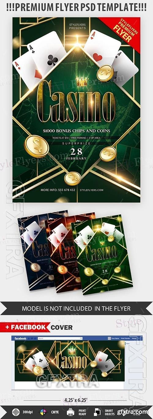 Casino Premium PSD FLYER Template Casino Premium PSD FLYER Template
