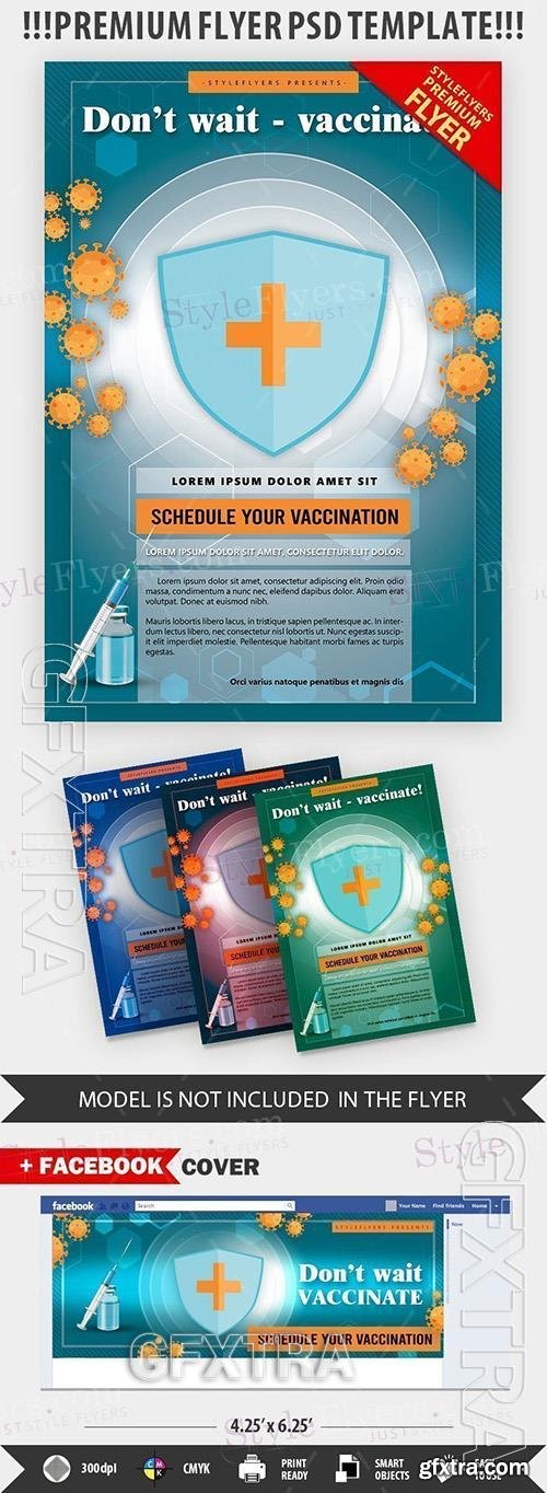 Vaccination Premium PSD FLYER Template Vaccination Premium PSD FLYER Template