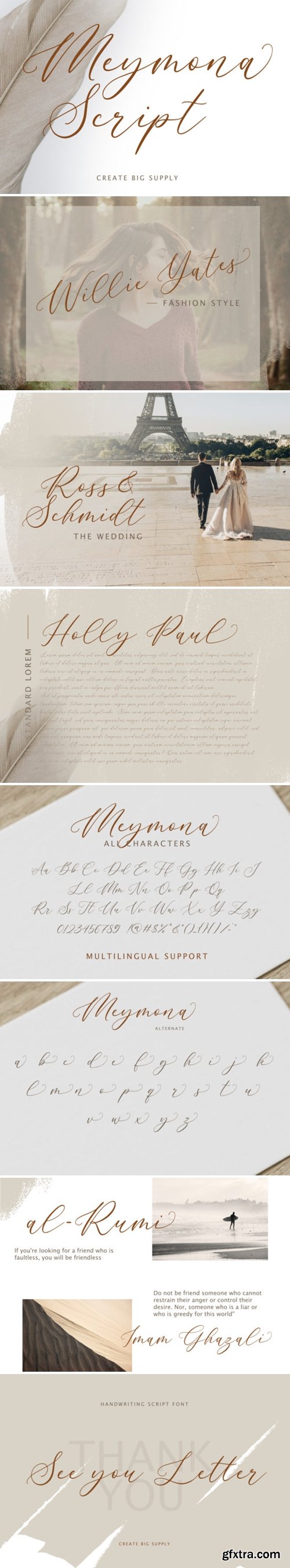Meymona Script Font