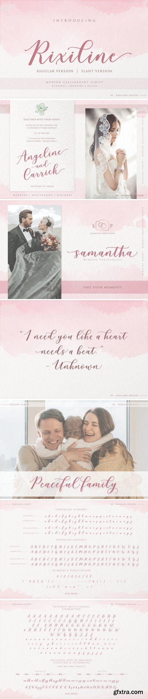 Rixiline Script Font