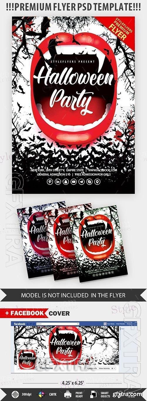 Halloween PSD Flyer Template Halloween PSD Flyer Template