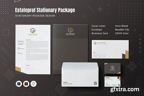Estateprof Stationary device for brand identity Estateprof Stationary device for brand identity