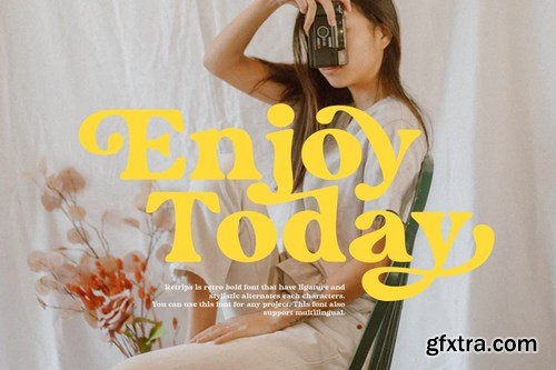 Retrips - Retro Bold Font