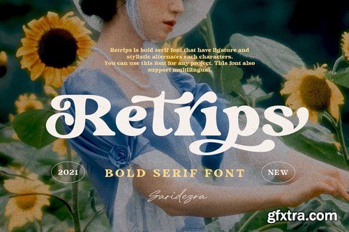 Retrips - Retro Bold Font