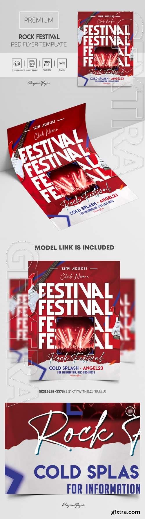 Rock Festival – Premium PSD Flyer Template Rock Festival – Premium PSD Flyer Template