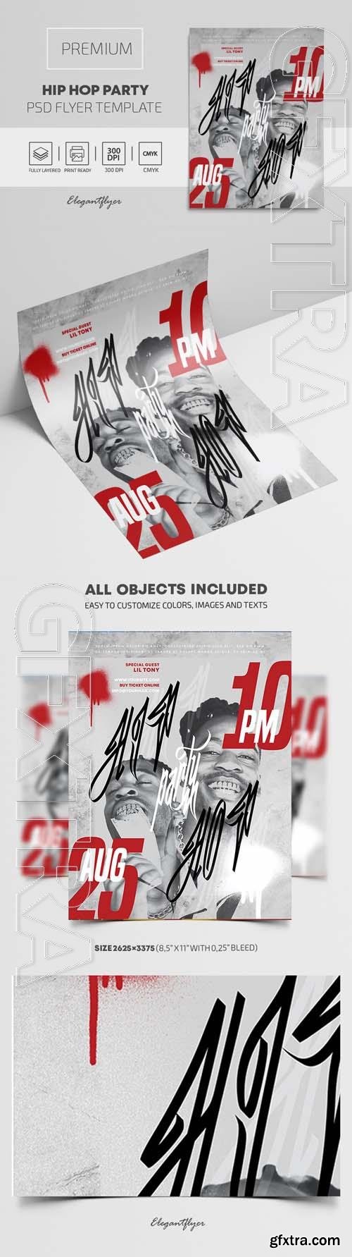 Hip Hop Party – Premium PSD Flyer Template Hip Hop Party – Premium PSD Flyer Template