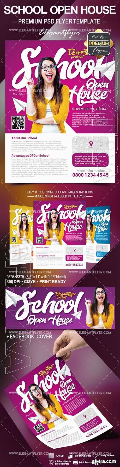 School Open House – Flyer PSD Template School Open House – Flyer PSD Template
