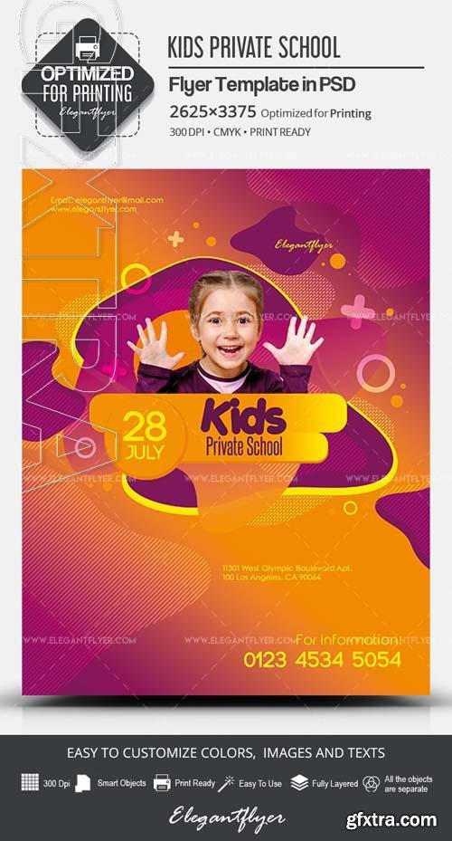 Kids Private School – PSD Flyer Template Kids Private School – PSD Flyer Template