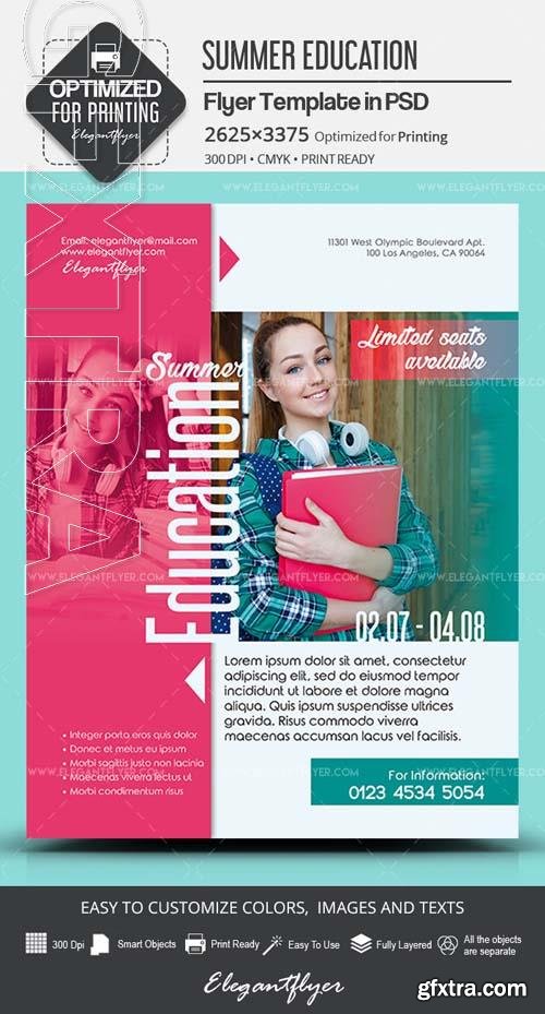 Summer Education – PSD Flyer Template Summer Education – PSD Flyer Template