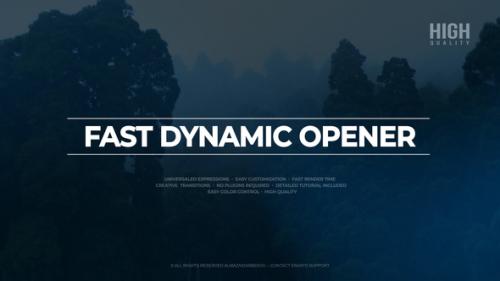 Videohive - Fast Dynamic Opener - 22992395 - 22992395