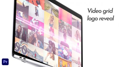Videohive - Video Grid Logo Reveal | For Premiere Pro - 32780219 - 32780219