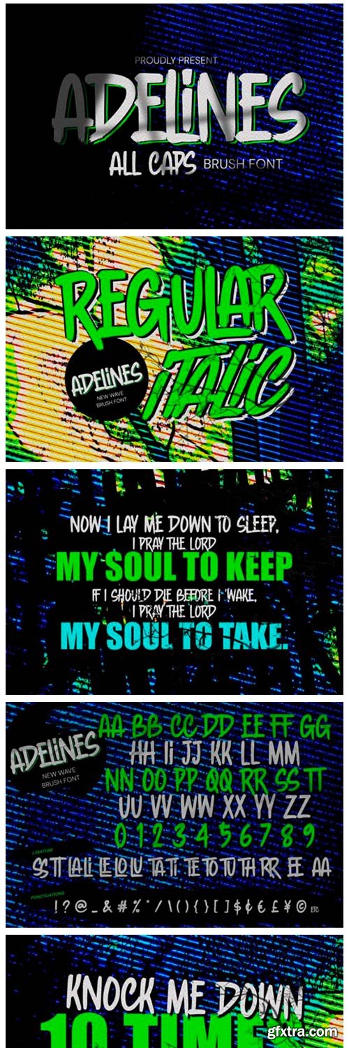 Adelines Font Adelines Font