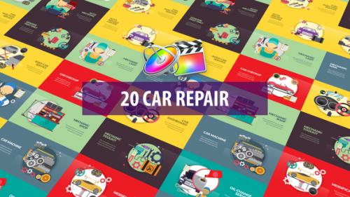 Videohive - Car Repair Animation | Apple Motion & FCPX - 33373287 - 33373287