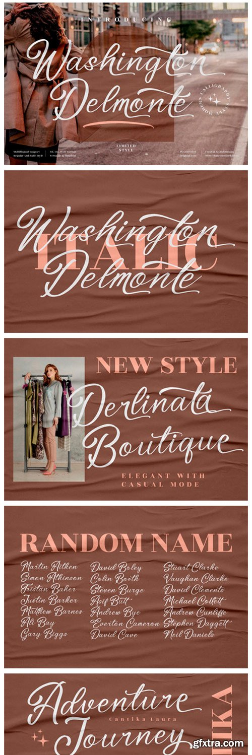 Washington Delmonte Font Washington Delmonte Font