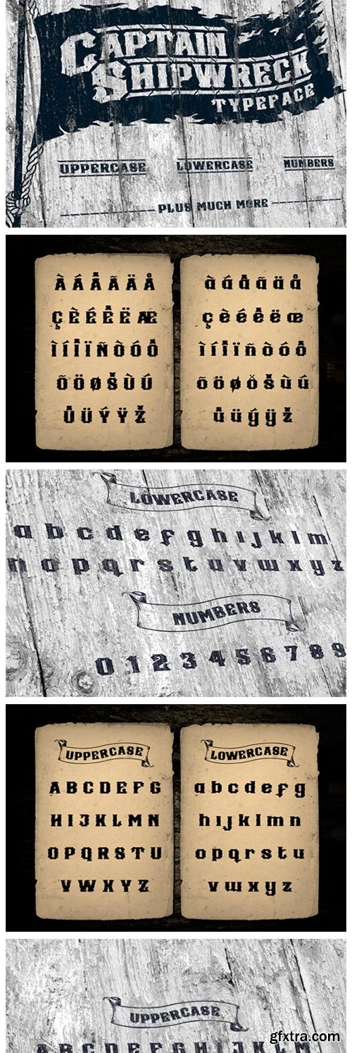 Captain Shipwreck Font Captain Shipwreck Font