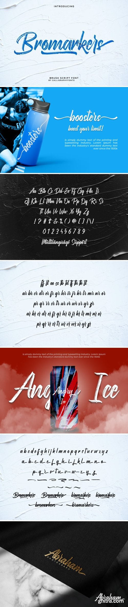 Bromarkers Font
