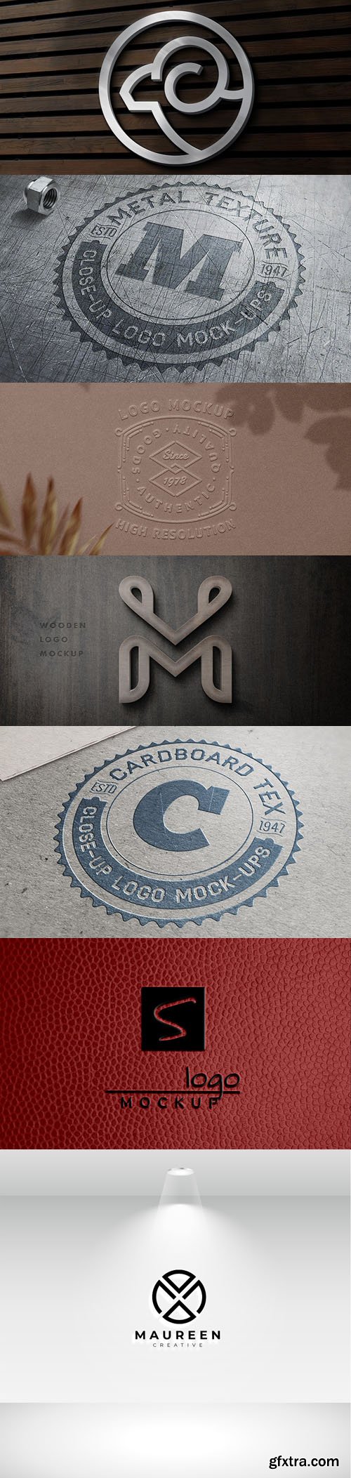 Awesome 9 Branding Logo PSD Mockups Templates Awesome 9 Branding Logo PSD Mockups Templates