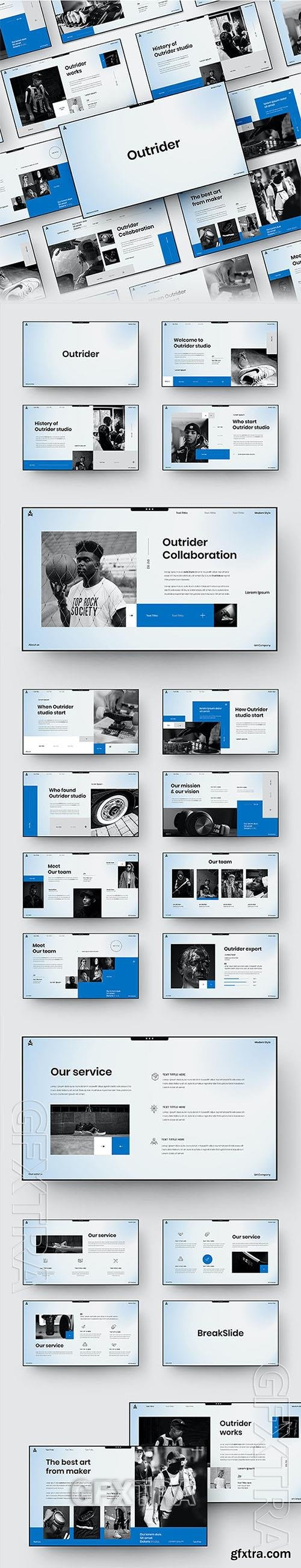 Outrider - Business Powerpoint, Keynote and Google Slides Template