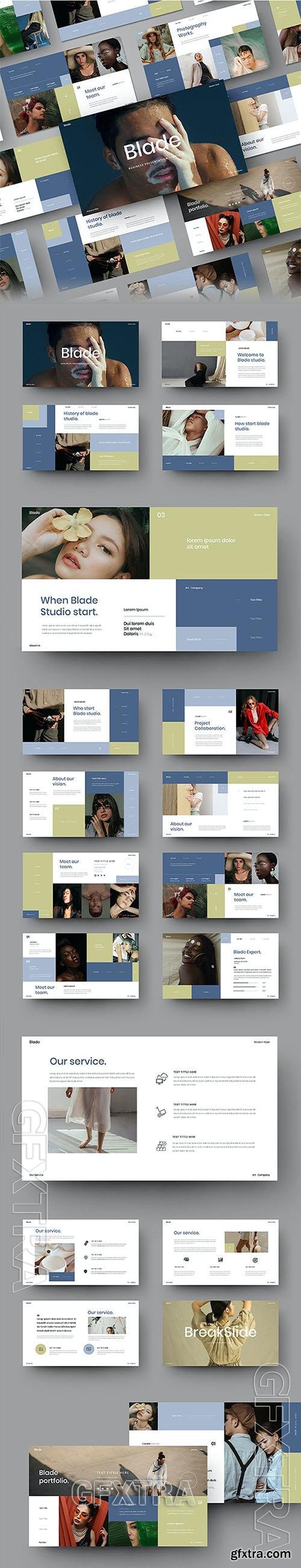 Blade - Business Powerpoint, Keynote and Google Slides Template