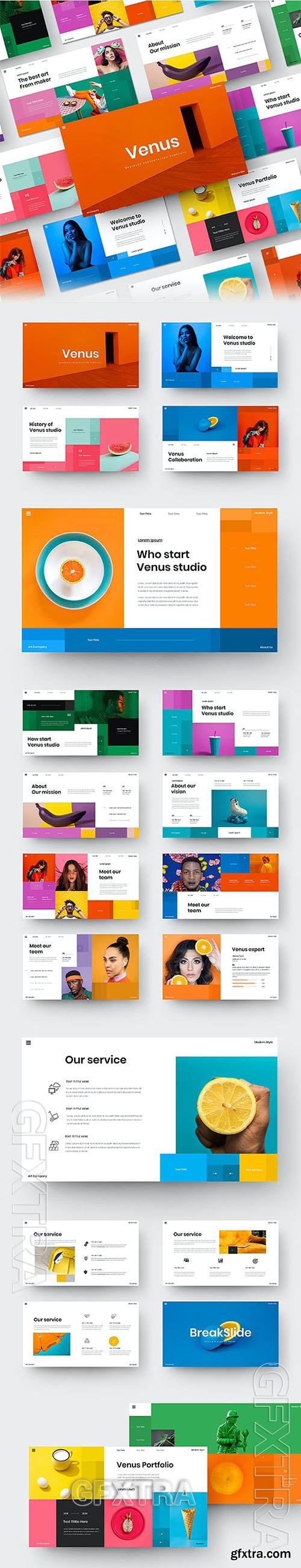 Venus - Business  Powerpoint, Keynote and Google Slides Template