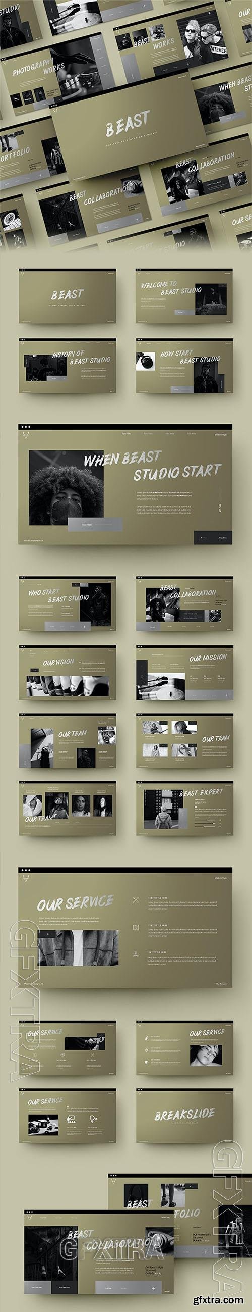 Beast - Business  Powerpoint, Keynote and Google Slides Template