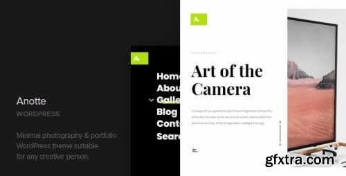 ThemeForest - Anotte v1.7 - Horizontal Photography WordPress Theme - 22228351