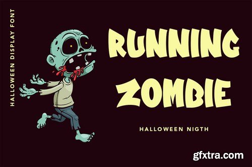 Zombie Zone - Halloween Display Font