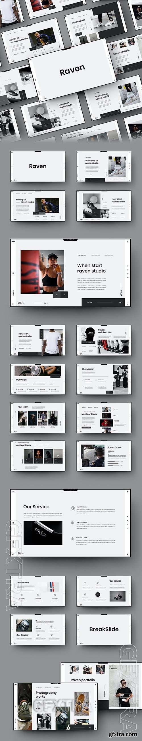 Raven – Business Powerpoint, Keynote and Google Slides Template