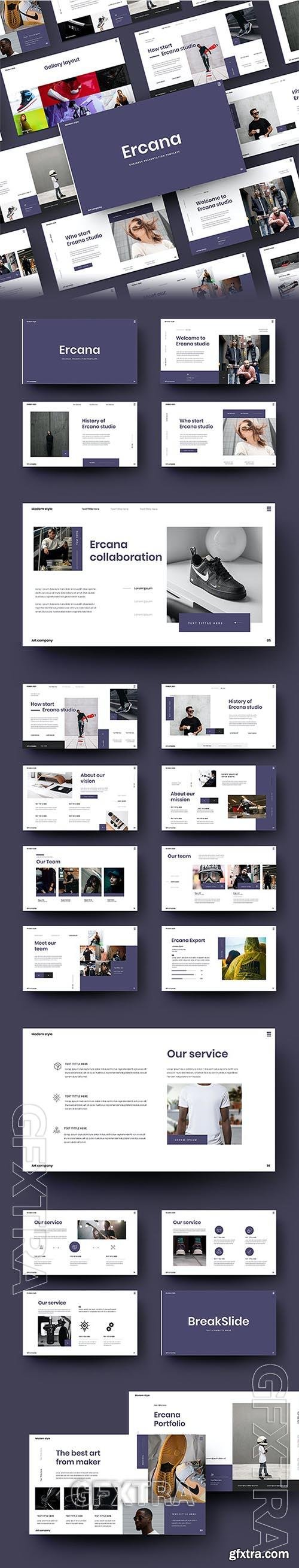 Ercana – Business Powerpoint, Keynote and Google Slides Template