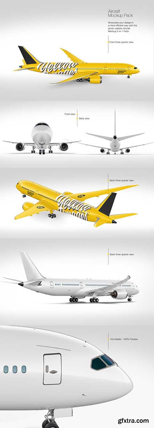 Aircraft Mockup Pack 88057