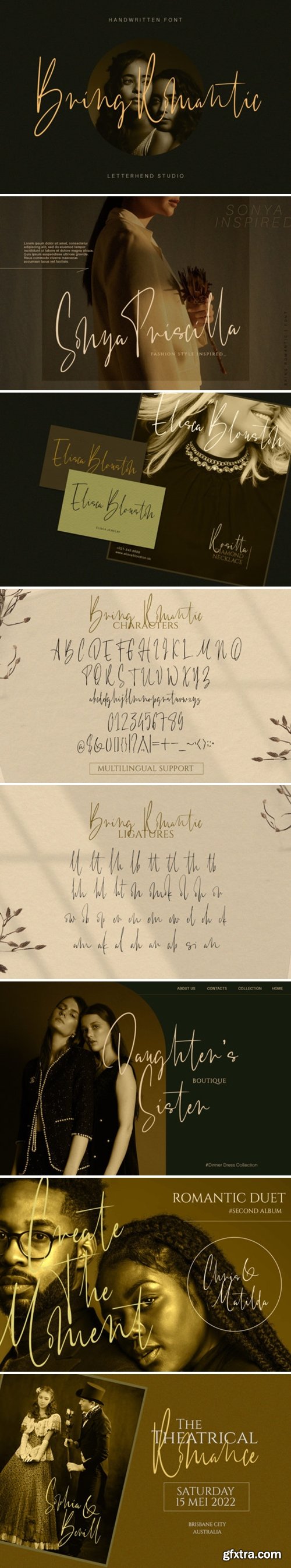 Bring Romantic Font