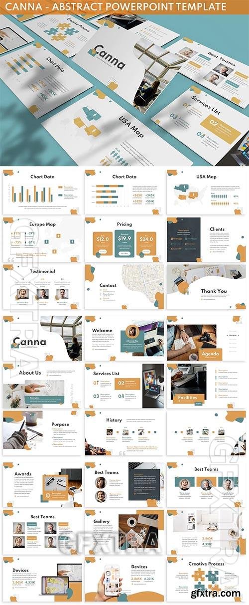 Canna - Abstract Powerpoint Template TU5GRPB Canna - Abstract Powerpoint Template TU5GRPB