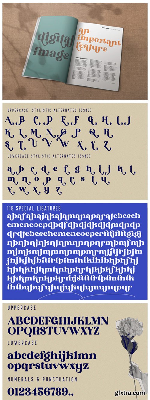 Ostrich Habitat Font Ostrich Habitat Font