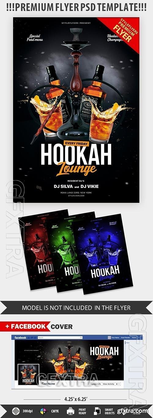 Hookah PSD FlyerTemplate Hookah PSD FlyerTemplate