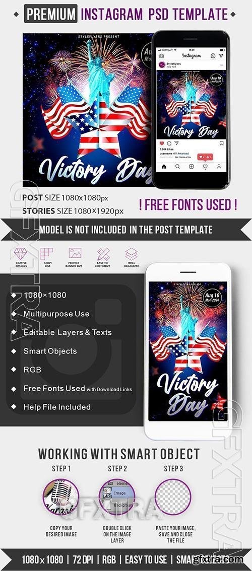 Victory Day PSD Flyer Template Victory Day PSD Flyer Template