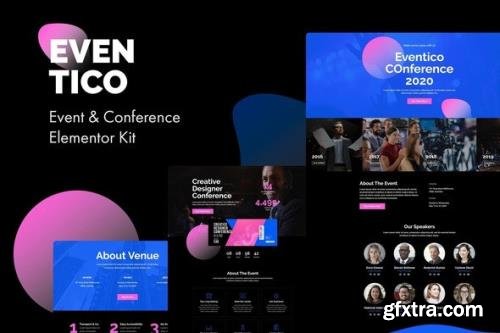 ThemeForest - Eventico v1.0.3 - Event & Conference Elementor Kit - 26221230