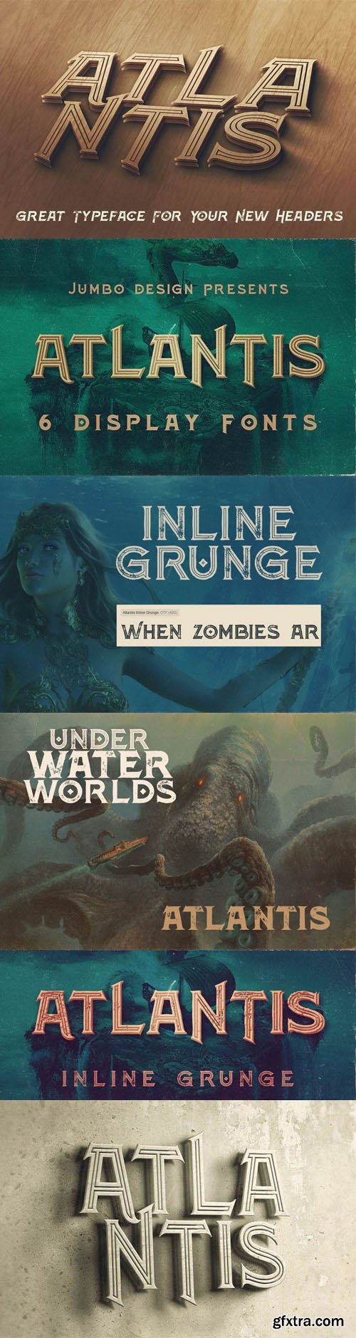 Atlantis Serif - Retro & Vintage Style Font Family Atlantis Serif - Retro & Vintage Style Font Family