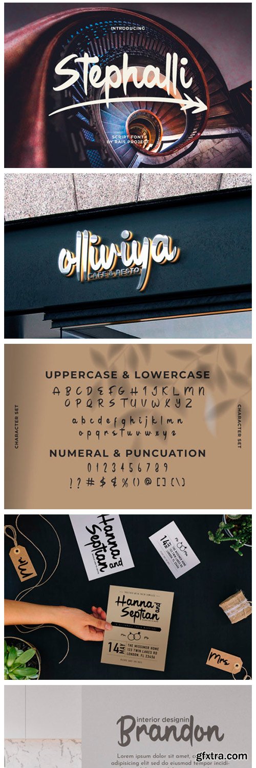 Stephalli Script Font Stephalli Script Font