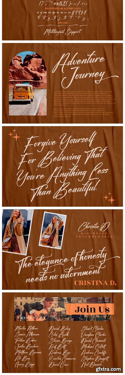 Fighterland Script Font Fighterland Script Font