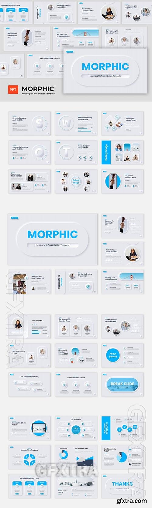 Neumorphic Presentation Powerpoint, Keynote and Google Slides Template Neumorphic Presentation Powerpoint, Keynote and Google Slides Template