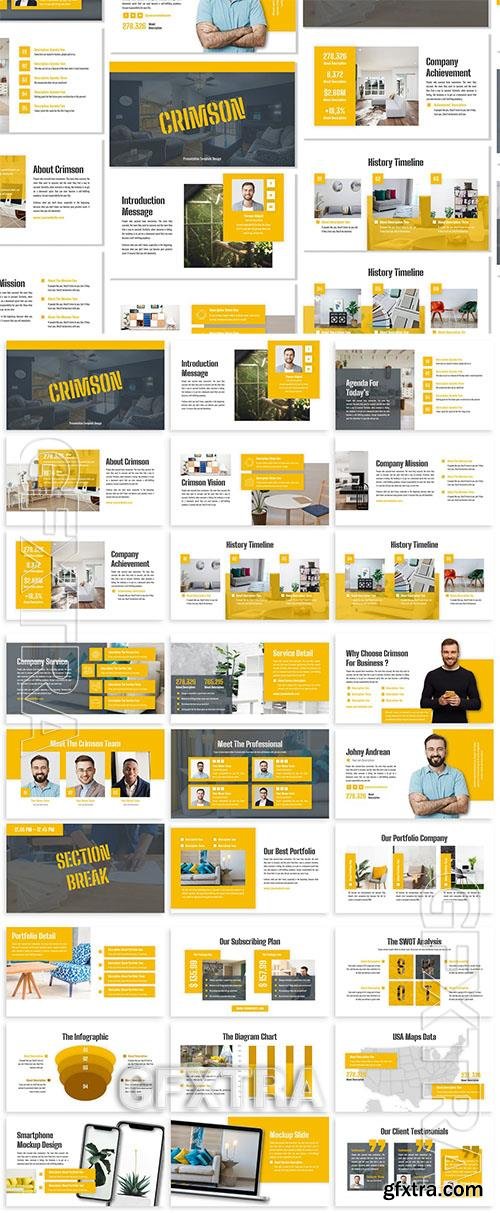 Crimson - Business Template Prensentation K6N7RYB