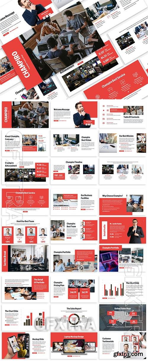 Champiro - Business Template Prensentation K7ATZW5