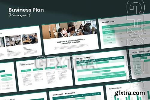Modern Business Planner Powerpoint and Google Slides Template