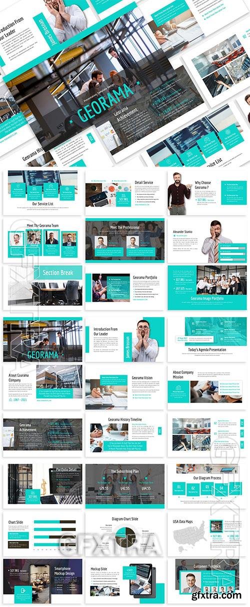 Georama - Business Template Prensentation YYPTQDB Georama - Business Template Prensentation YYPTQDB