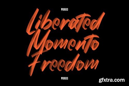 Avextur SVG Brush Font