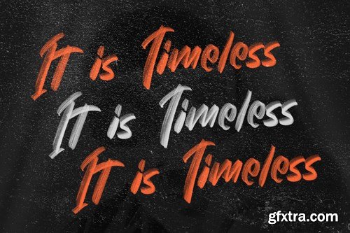 Avextur SVG Brush Font