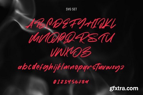 Chorest Svg Brush Font