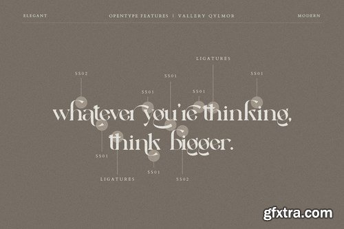 Vallery Qylmor Modern Business Font