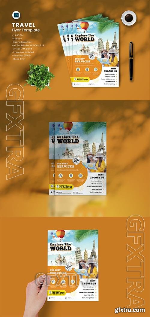 Travel flyer Template vol-08 CGWXYQE Travel flyer Template vol-08 CGWXYQE