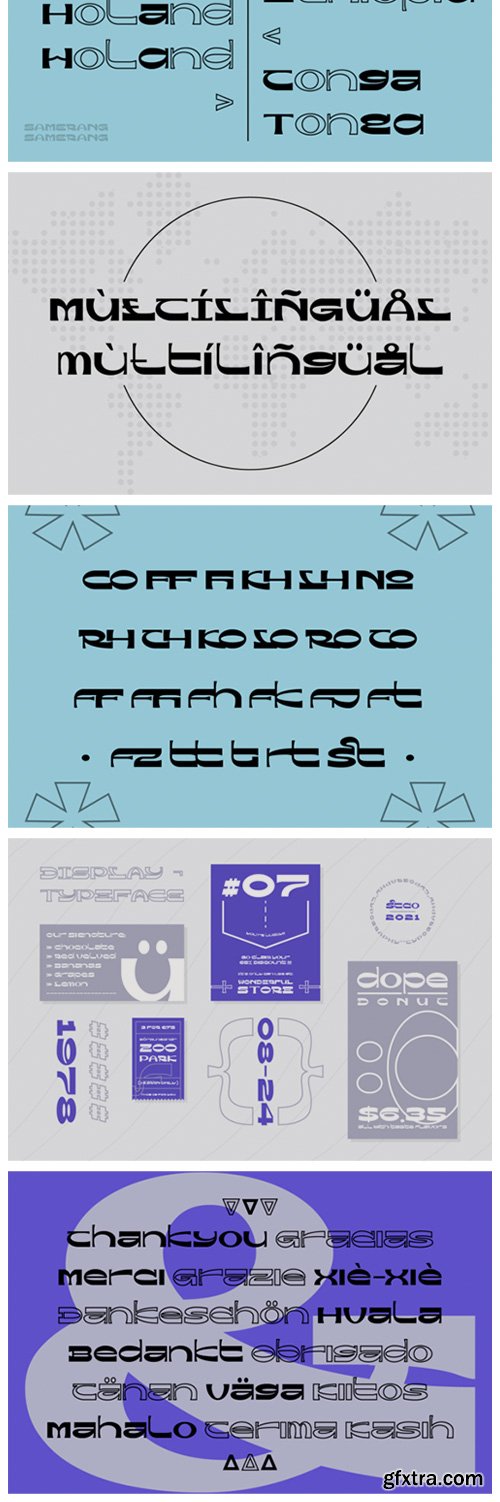 Samerang Font Samerang Font